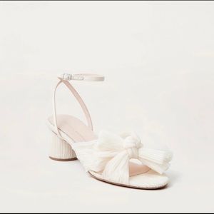 Loeffler Randall Pearl Pleated Bow Heel